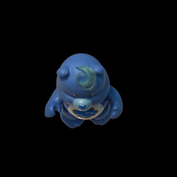 Vintage 1983 Care Bears Grumpy Bear Posable PVC Action Figure - Picture 10 of 11